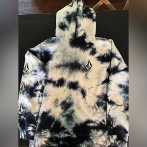 Volcano mens iconic stone hoodie